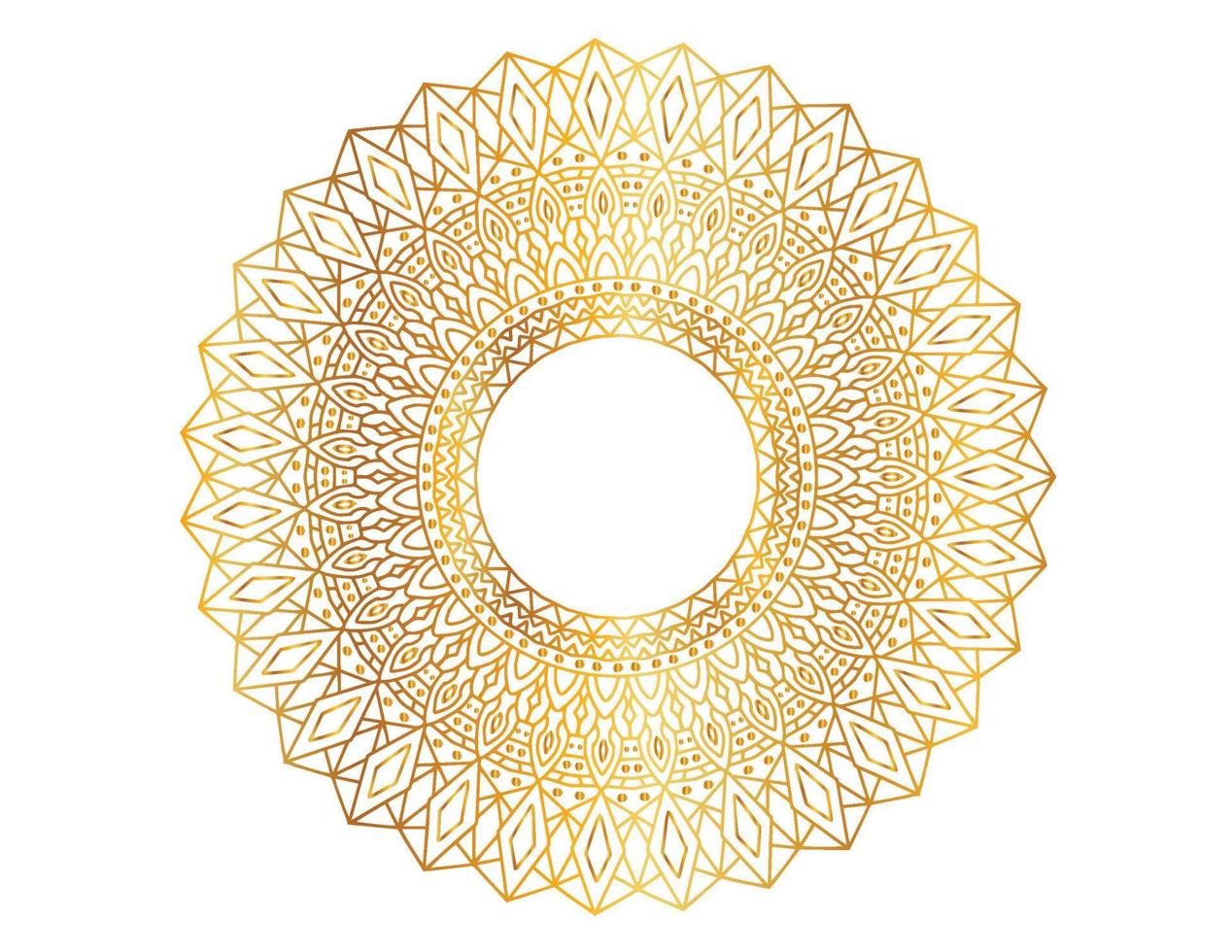 gouden mandala-ontwerppatroon, achtergrond, bloem, ornament vector