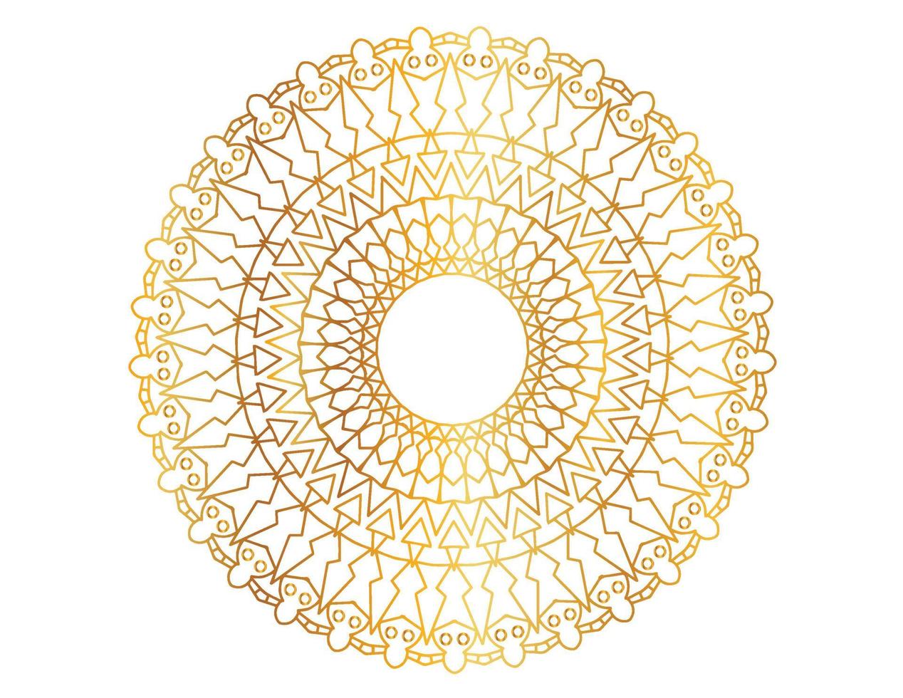 gouden mandala-ontwerppatroon, achtergrond, bloem, ornament vector