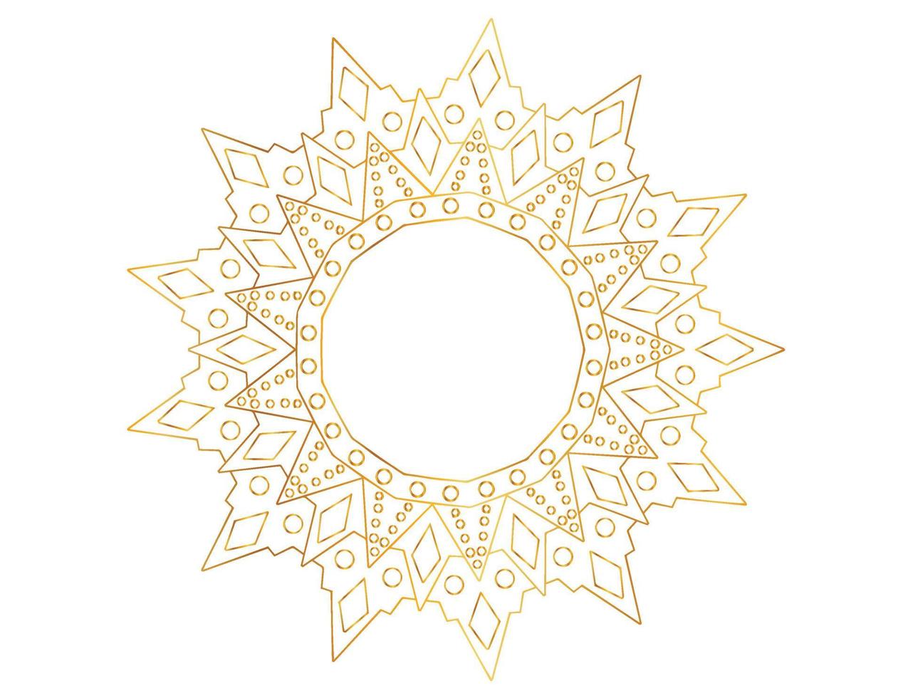 mandala-kunstwerk met gouden ontwerp, achtergrond, patroon, bloem, arabische stijl vector