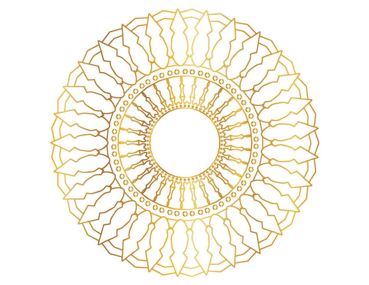 gouden mandala-ontwerppatroon, achtergrond, bloem, ornament vector