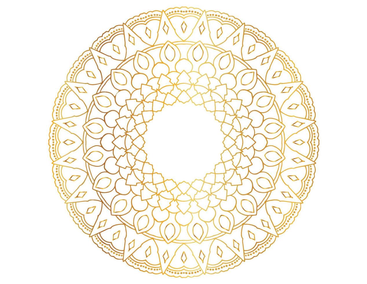 mandala-kunstwerk met gouden ontwerp, achtergrond, patroon, bloem, arabische stijl vector