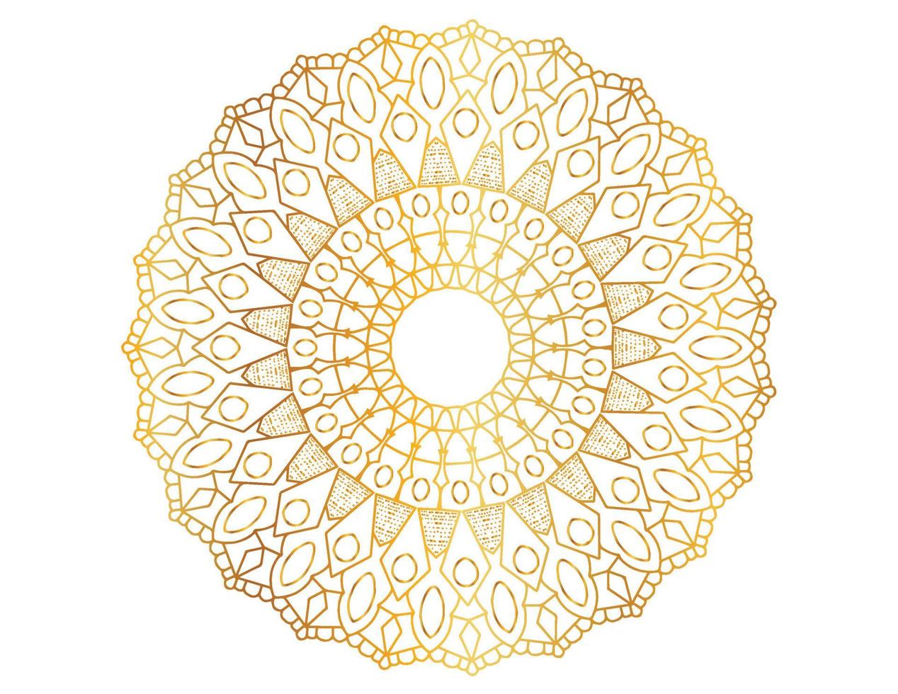 gouden mandala-ontwerppatroon, achtergrond, bloem, ornament vector