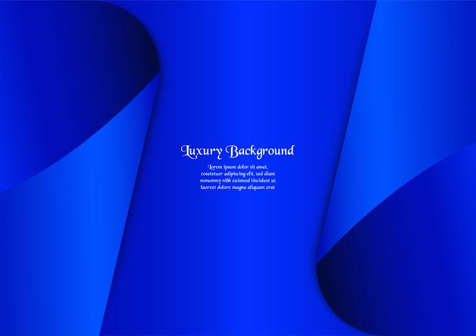 Abstracte blauwe achtergrond in premium concept met kopie ruimte. Sjabloonontwerp voor dekking, bedrijfspresentatie, webbanner en verpakking. vector