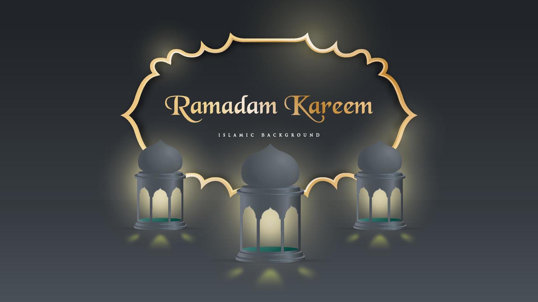 ramadan kareem achtergrond ontwerp vector