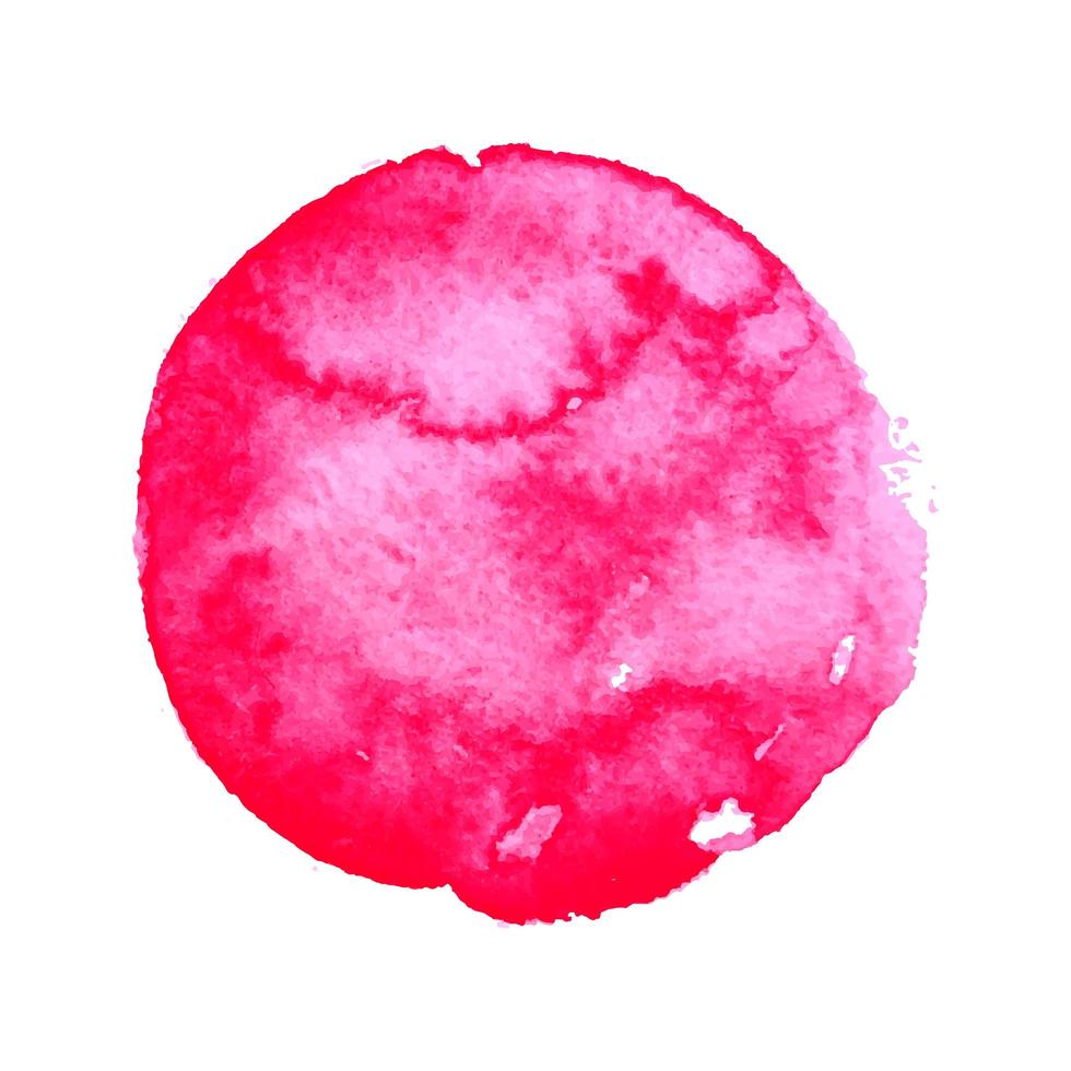 roze aquarel vlek vector