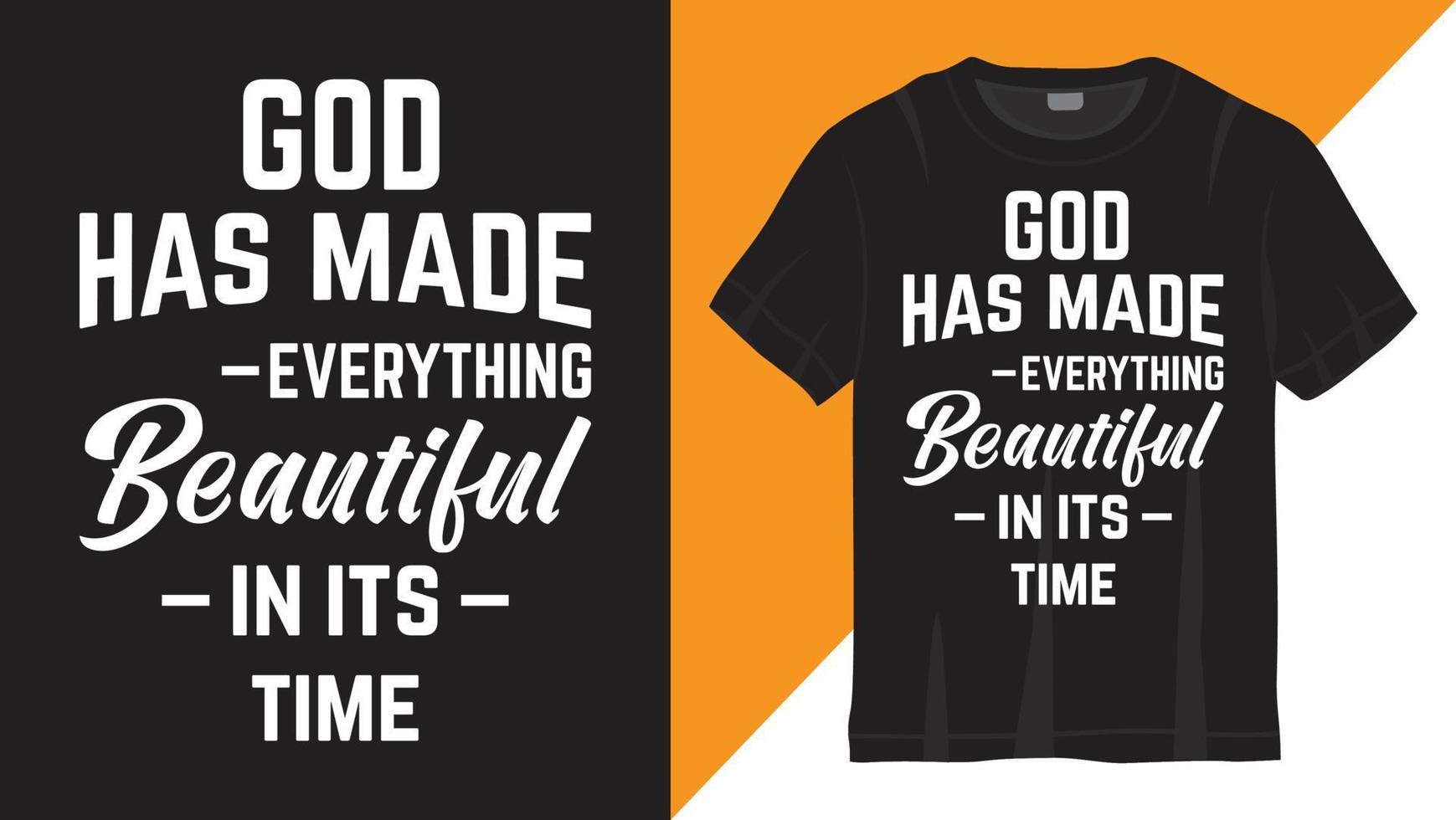 spirituele motiverende citaat belettering ontwerp voor t-shirt vector