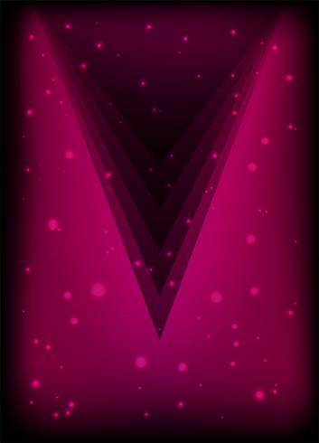 Roze poster abstracte achtergrond vector