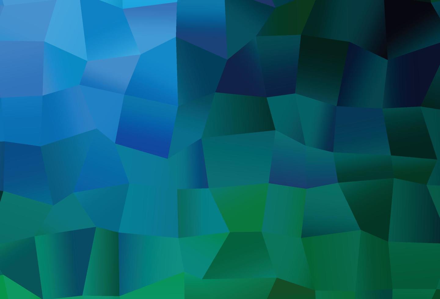 lichtblauwe, groene vectorlay-out met rechthoeken, vierkanten. vector