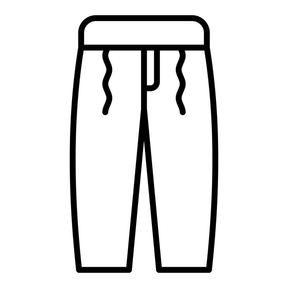 broek lijn icoon vector