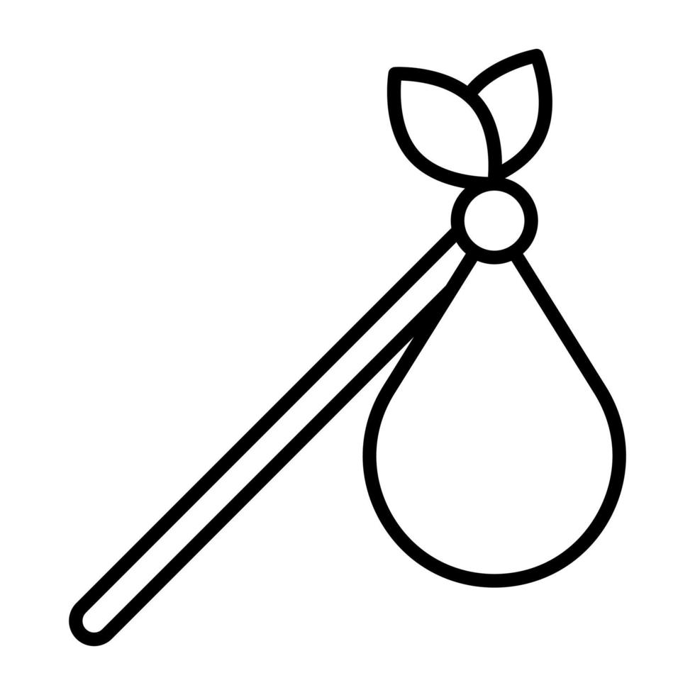 bindle lijn icoon vector