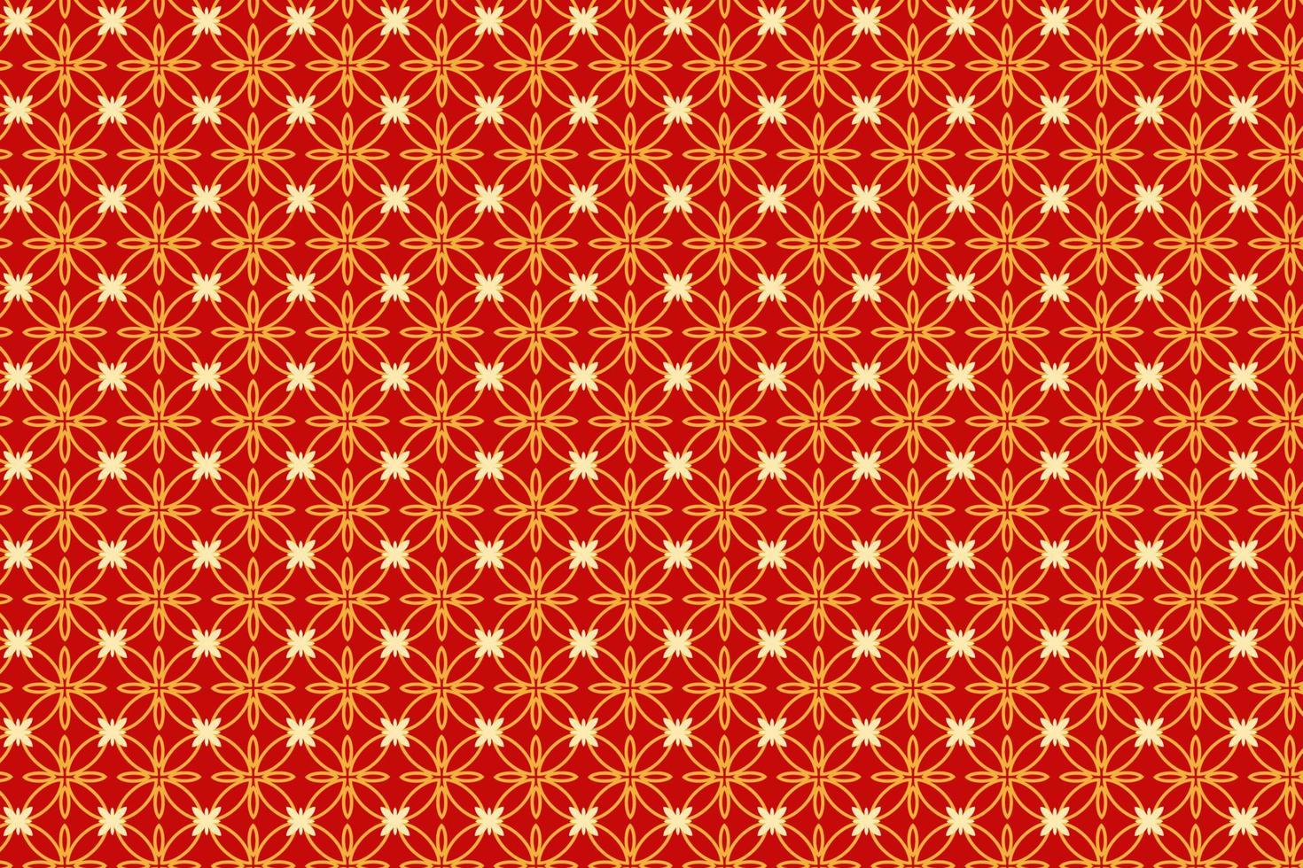 Chinees vectorpatroon, traditioneel patroon, traditionele textuur, rode en gouden achtergrond vector