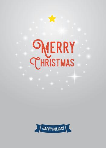 Kerst wenskaart vector