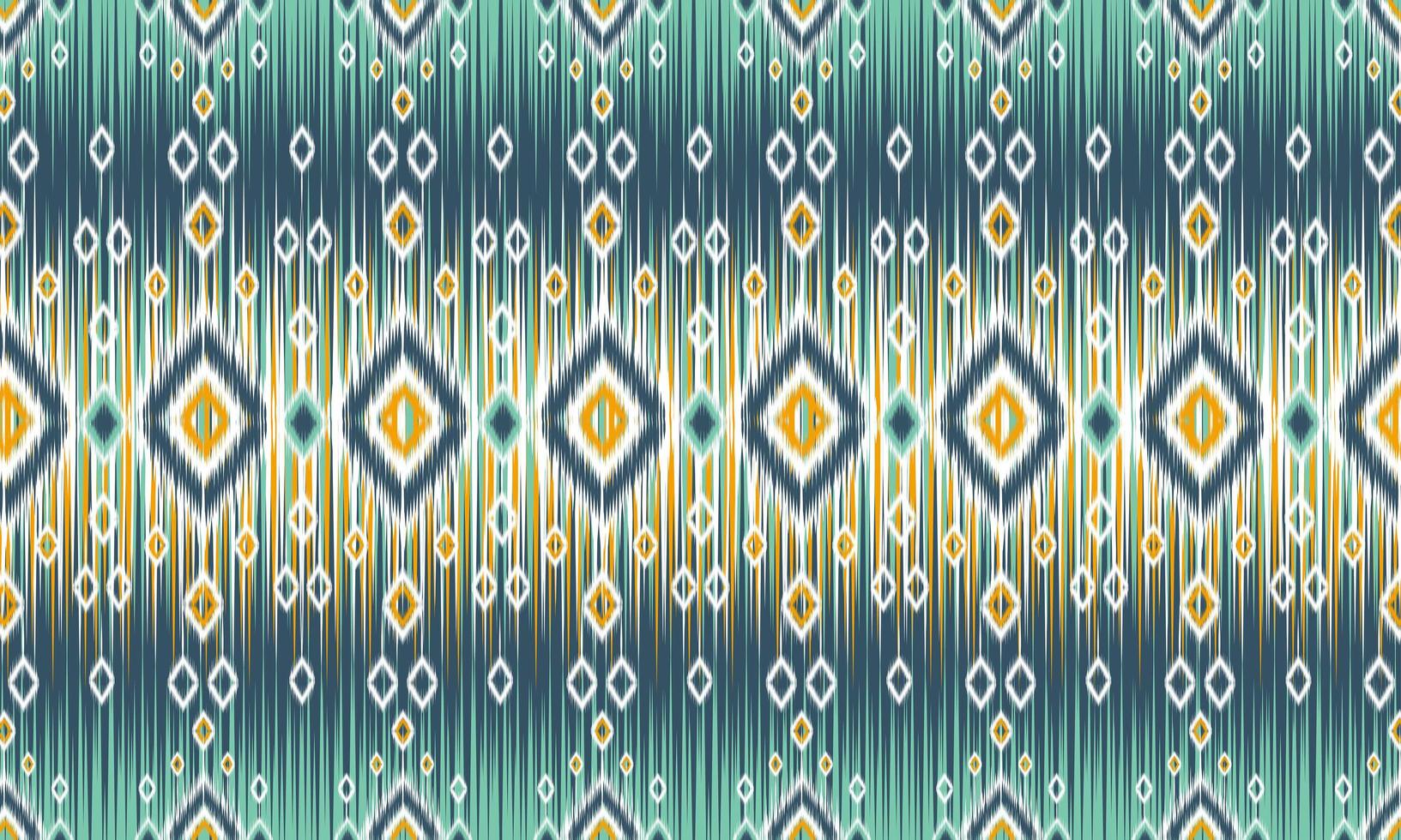 geometrische etnische oosterse ikat patroon traditioneel ontwerp voor achtergrond,tapijt,behang,kleding,inwikkeling,batik,stof,vector illustration.embroidery stijl. vector