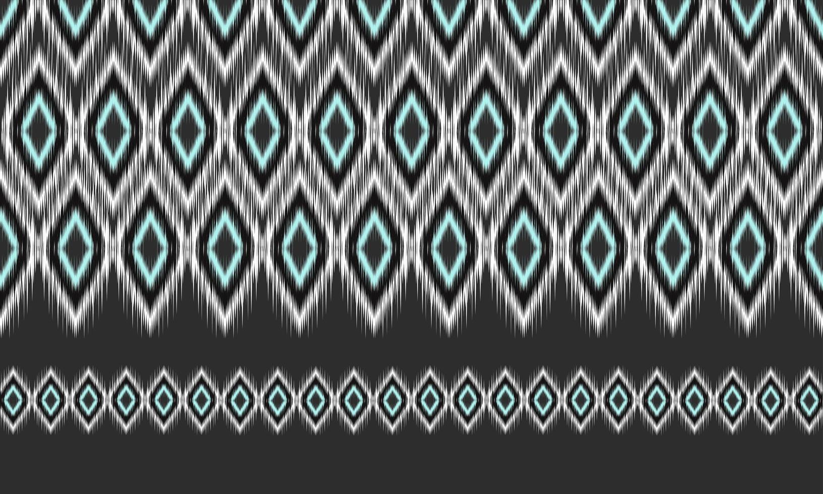 geometrische etnische oosterse ikat patroon traditioneel ontwerp voor achtergrond,tapijt,behang,kleding,inwikkeling,batik,stof,vector illustration.embroidery stijl. vector