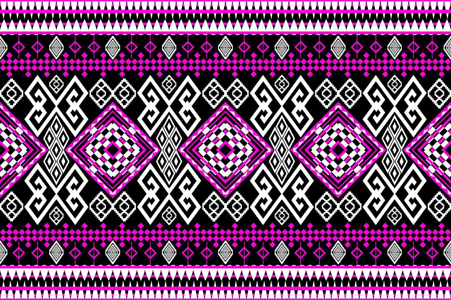 geometrische etnische oosterse traditionele pattern.figure tribal borduurwerk style.design voor behang, kleding, verpakking, stof, vectorillustratie vector