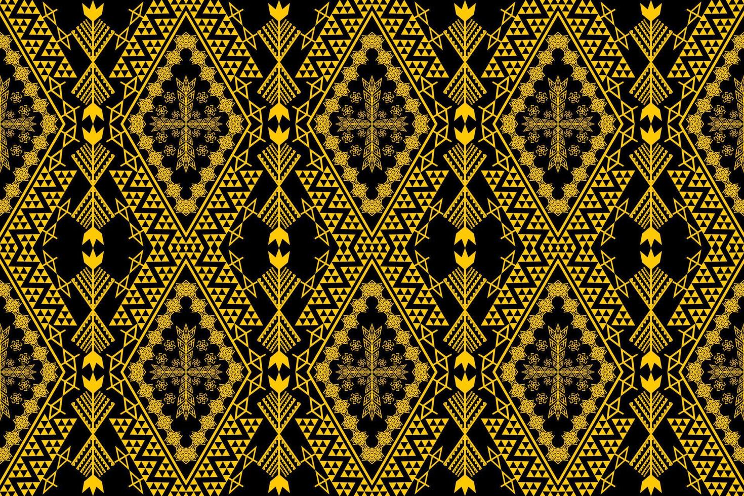 geometrische etnische oosterse traditionele pattern.figure tribal borduurwerk style.design voor behang, kleding, verpakking, stof, vectorillustratie vector