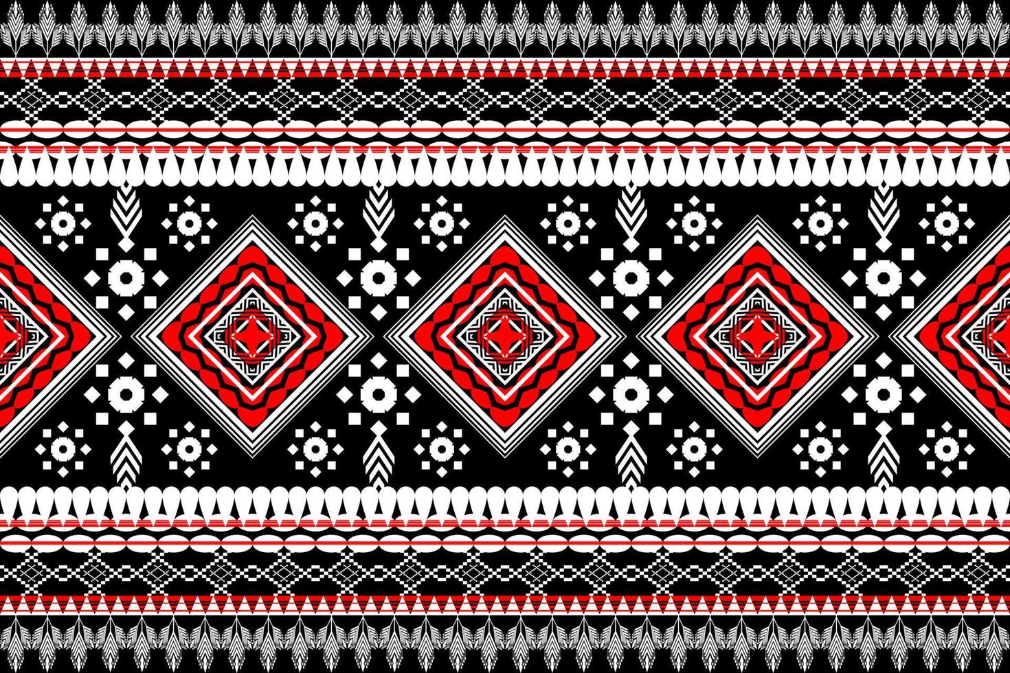 geometrische etnische oosterse traditionele pattern.figure tribal borduurwerk style.design voor behang, kleding, verpakking, stof, vectorillustratie vector