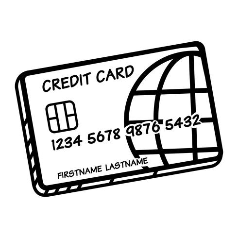 Kredietkaart vector