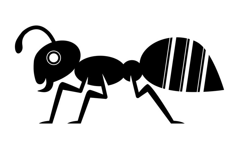 Cartoon mier insect bug vector