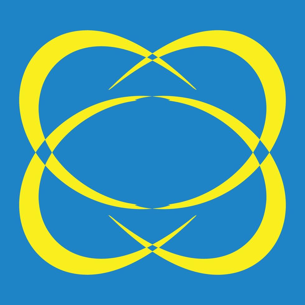 abstracte cirkels voor het maken van logo's kunnen worden gebruikt voor bedrijfslogo's, communitylogo's, achtergronden, smartphone-applicaties, banners, pamfletten en meer vector