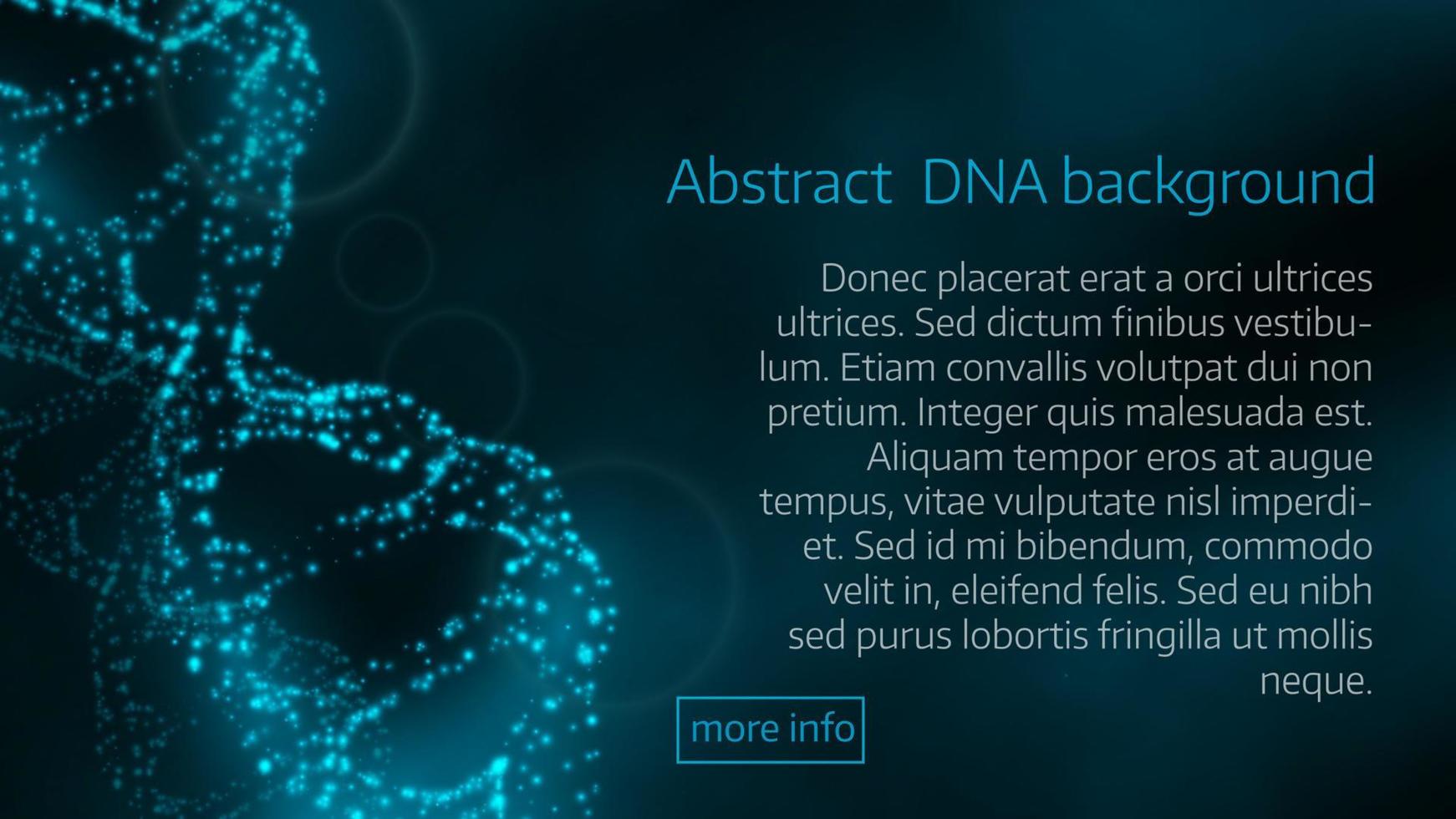 vectorillustratie van abstracte dna-achtergrond vector