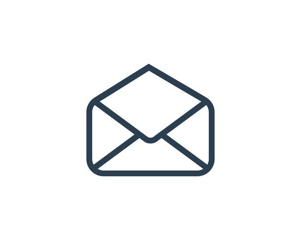 Envelop Mail pictogram vectorillustratie vector