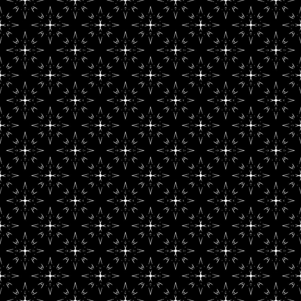zwart-wit oppervlaktepatroon textuur. bw sier grafisch ontwerp. mozaïek ornamenten. patroon sjabloon. vector