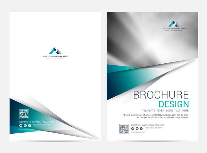 Brochure lay-out sjabloon, Leaflet Flyer cover ontwerp achtergrond vector