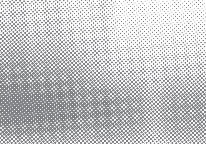 Abstract halftone motieeffect met langzaam verdwijnende puntgradatie zwart-witte achtergrond en textuur. vector