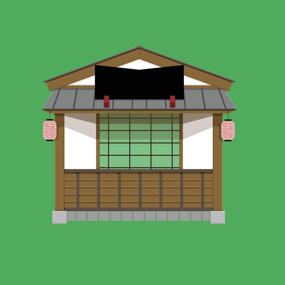 Japanse restaurants vintage stijl. vector illustratie eps10