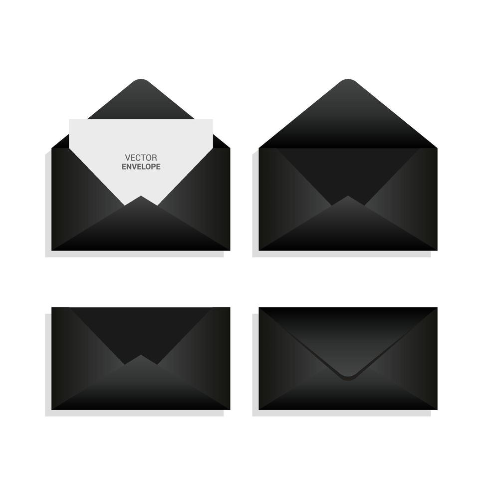 enveloppen sjabloon set vector