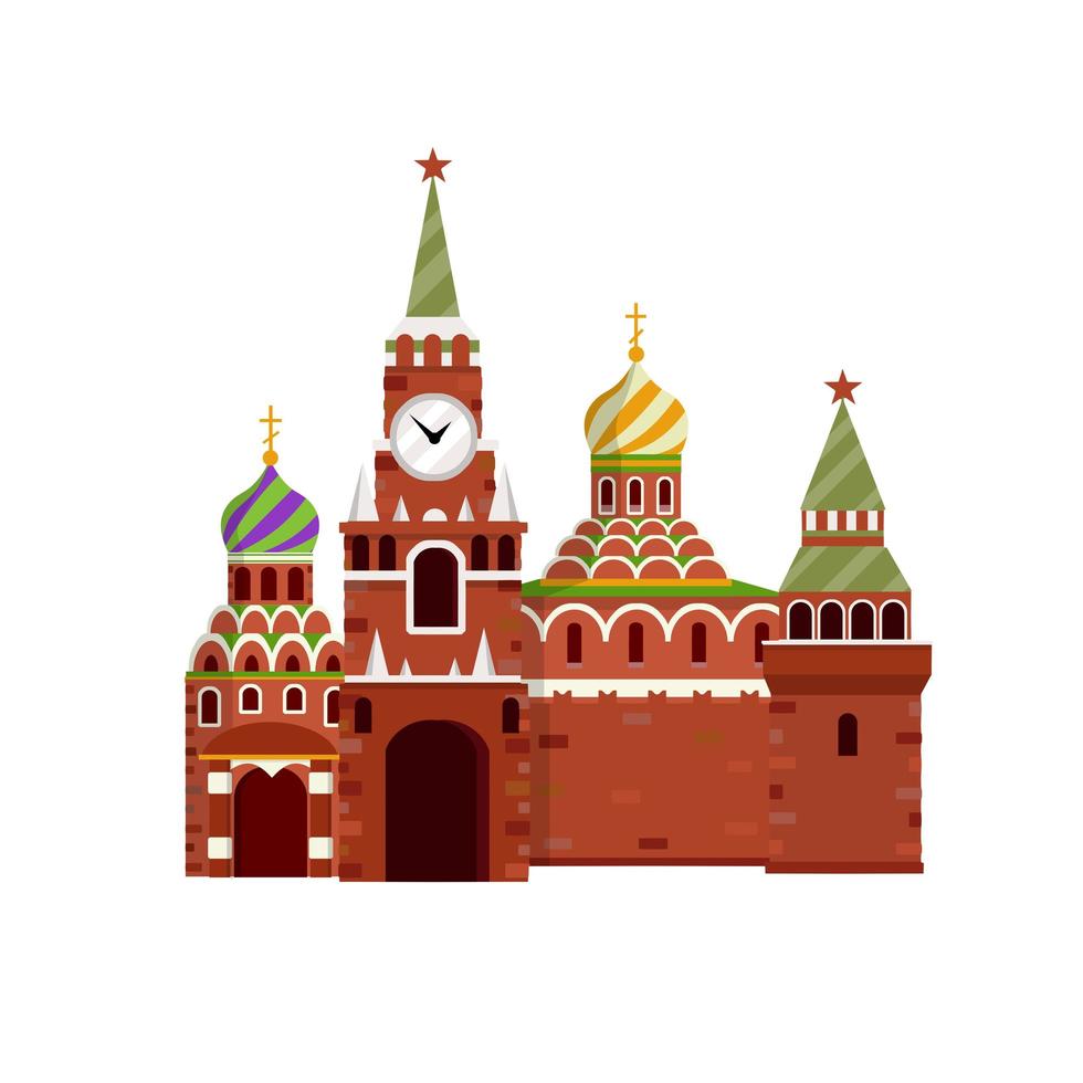 orthodoxe kerk. oostelijke religieuze tempel met klokkentoren. vector
