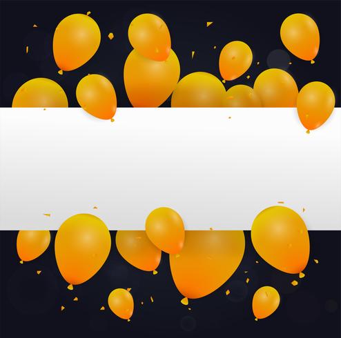 Abstact ballon achtergrond. Celebraties Gelukkige nieuwe yer of Gelukkige verjaardag. Een verjaardag voor uitnodigingen, feestelijke posters, wenskaarten. vector