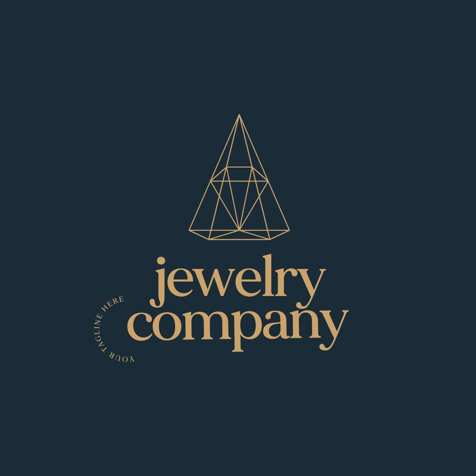 sieraden bedrijf esthetische logo ontwerp inspiratie vector