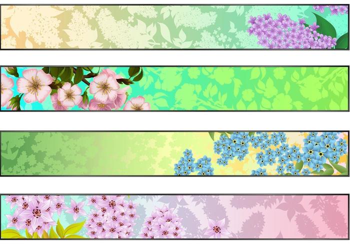 Verse Floral Vector Banner Pack