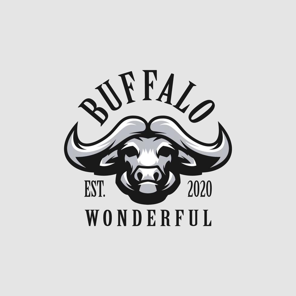 buffel logo ontwerp met vector