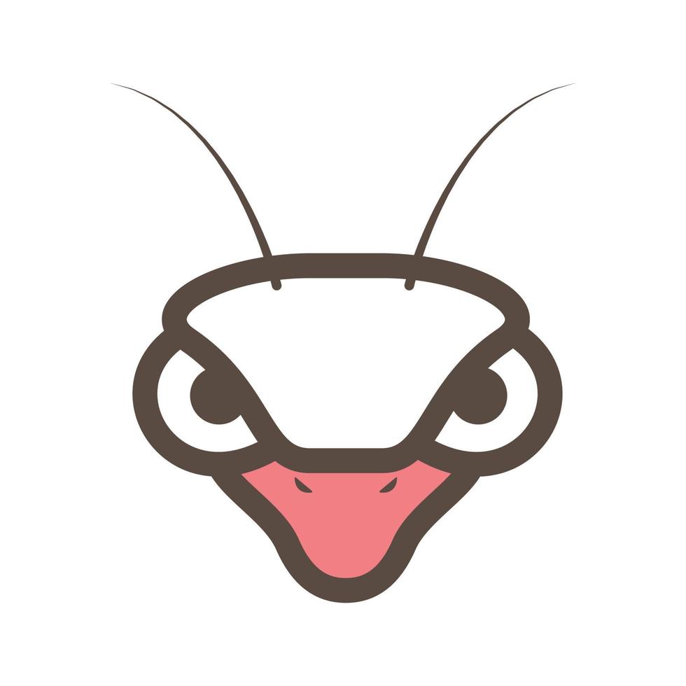 gezicht schattige kleine struisvogel logo ontwerp vector grafisch symbool pictogram teken illustratie creatief idee
