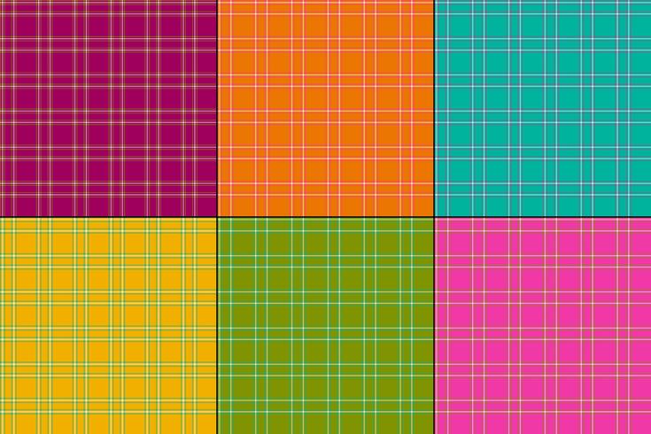 felle kleuren vector plaids