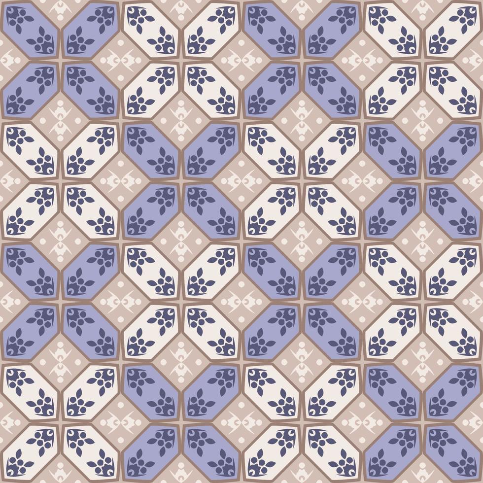 naadloos batikpatroon met geometrische vormen stijl pro vector