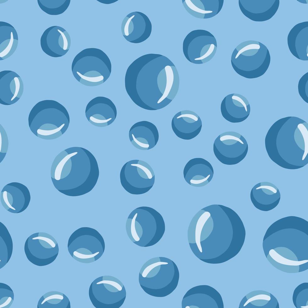 water bubbels naadloze patroon abstracte geometrische cirkel behang. vector