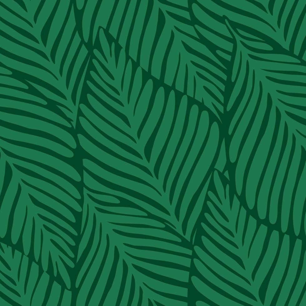 zomer natuur jungle print. exotische plant. tropisch patroon, vector