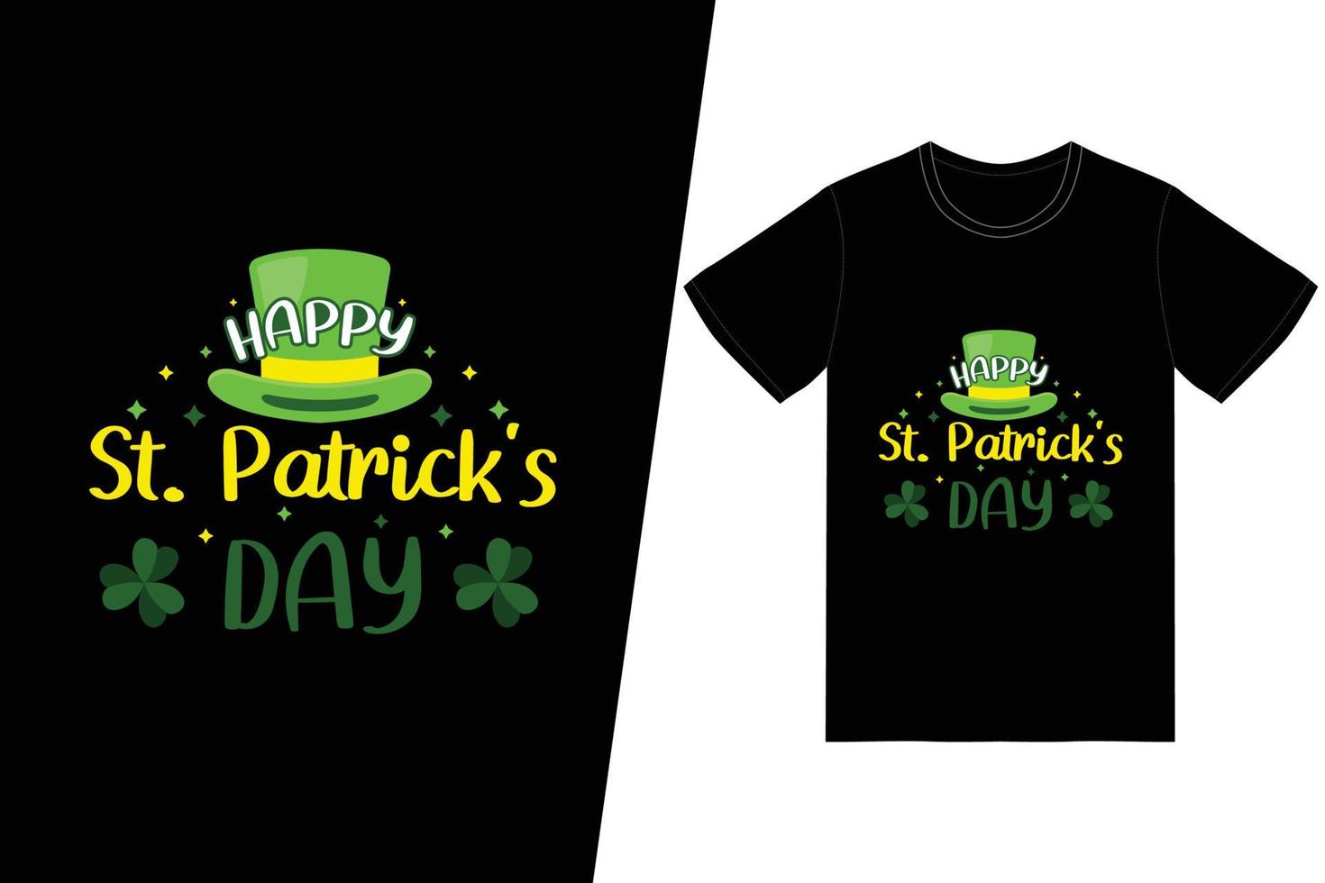 gelukkige st. patrick's day t-shirt vector