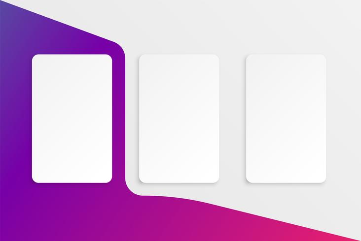 Kleurrijk kaartmalplaatje voor Webgebruik, vectorillustratie vector