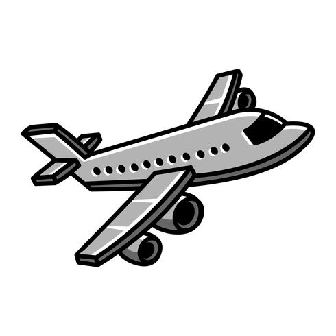Vliegtuig Flying Vector Icon