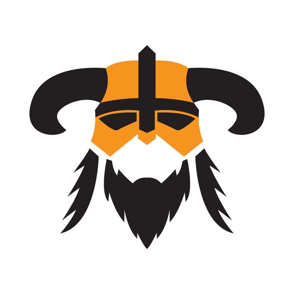 stamhoofd viking vintage logo symbool pictogram vector grafisch ontwerp illustratie idee creatief