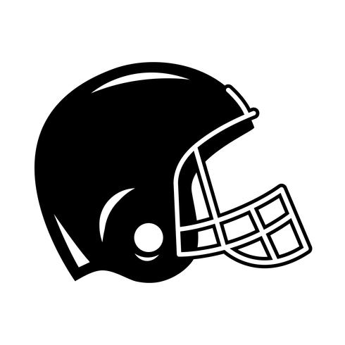 American Football-helm vector