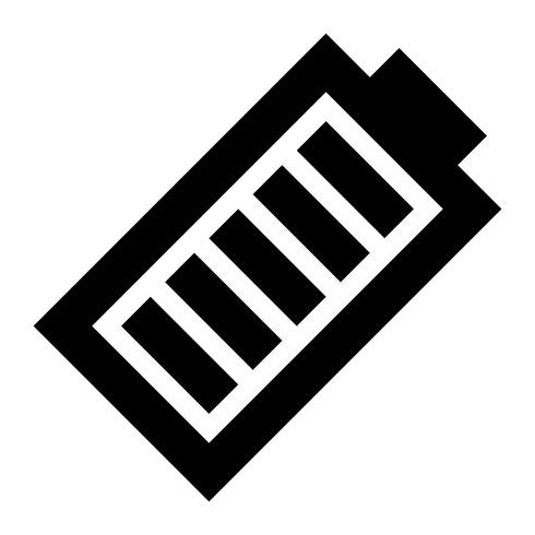 Batterij energie vector pictogram