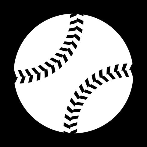 Honkbal vector pictogram