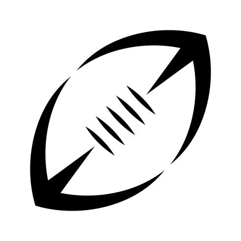 American Football vector pictogram