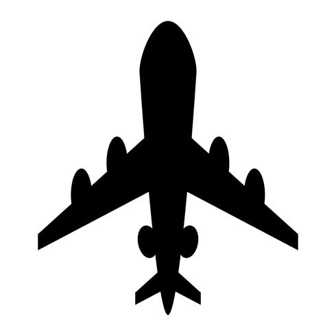 Vliegtuig Flying Vector Icon